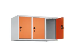 opzetkast,v. locker,3vak.,vak B 300mm,HxBxD 500x900x500mm,draaigrendel