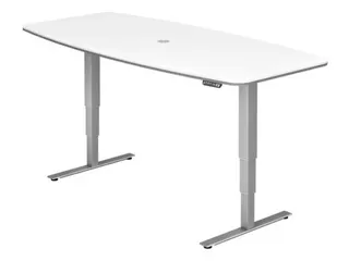 In hoogte verstelbare vergadertafel,HxBxD 635-1285x2200x1030mm - 2