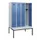 locker met bank,HxBxD 1950x1200x815mm,4vak,vak B 300mm,cilinderslot