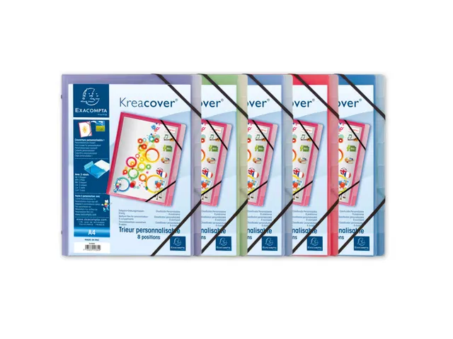 Sorteermap PP Kreaco ver 3 klep 8 vak ass