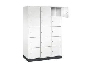 grootvolume-lockersysteem,HxBxD 1950x1220x600mm,3x5vakken,cil.-slot - 1