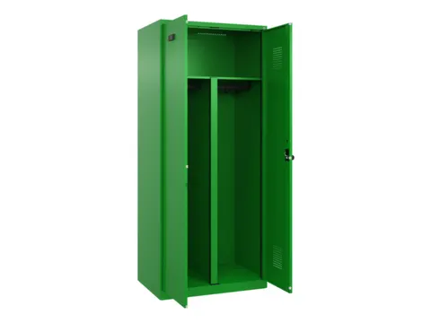 PBM-locker,HxBxD 1850x800x500mm,2vak,vak B 400mm,draaigrendel