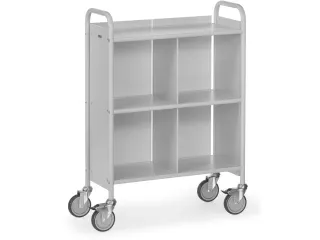 Dossierwagens 4873 150kg 720x350mm Ral7035 2x2 Vakken - 1