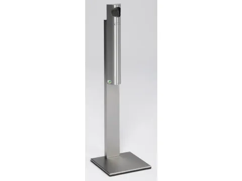 Staande Asbak 3.5 liter Hxbxd 1250x310x310mm Rvs