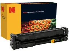 185H153204 KODAK HP CF532A CLJ PRO toner geel rebuilt 900pagina's