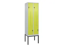Z-garderobekast,HxBxD 2120x600x500mm,vak B 150/300mm,draaigrendel