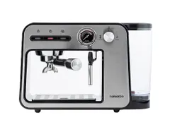 Tornado 5-in-1 koffiemachine 19 bar zwart RVS