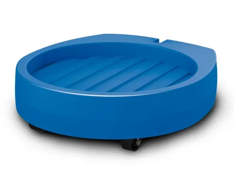 vatenonderwagen,draagverm. 300kg,laadvl. Ø 615mm,1x200/220l vat