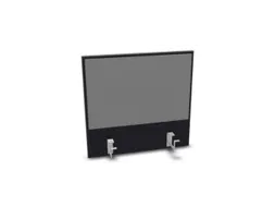 opzetpaneel,v. bureau,aanbouw achter,B 600mm,CC-zwart,BN8078-grijs
