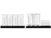 Présentoir pour tubes The Spa Collection noir 3 trous 10 pièces