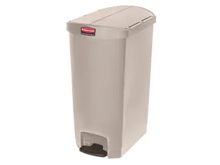 Slim Jim Step On Container End Step Kunststof 68 Liter Beige - 1