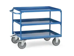 Tafelwagen 4832 Staalplaat En Rand 400kg 3 Etages 1000x700mm