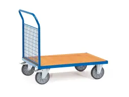 Kopwandwagens 1510 Draadgaas 500kg 850x500mm Ral5007 Houten Plaat