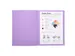Dossiermap SUPER 250 24x32cm Lila 100 Stuks