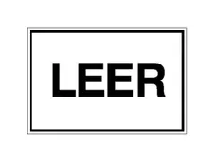 Aanwijzingsbord,Leer,Aluminium Gemerkt,Gemoffeld,Om Vast Te Schroeven