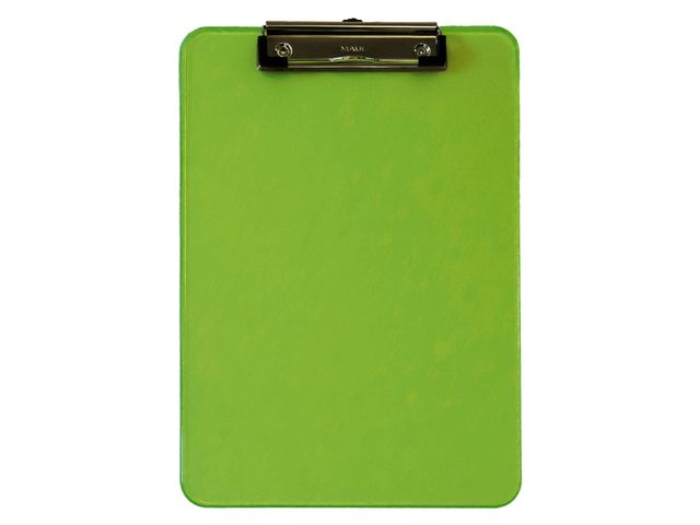 Klembord MAUL A4 staand transparant neon groen