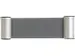 Deurbord Seco 50x148mm zilver 26mm profiel