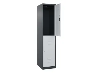 dubbeldekse locker,HxBxD 1850x400x500mm,1x2vak.,vak B 400mm - 2