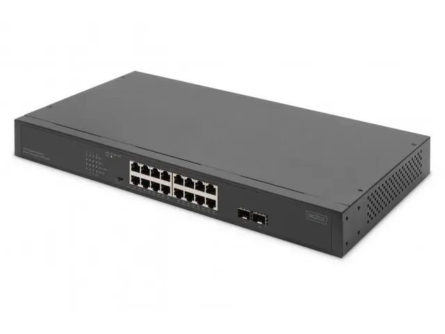 16-Port Gigabit + 2-Port Gigabit Sfp POE Switch