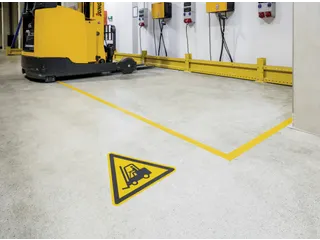 Durable Strong Sticker Vloermarkering 50mmx30m Geel - 5