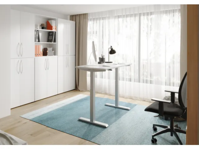 Av. régl. él. hauteur bureau assis/debout,HxlxP 720-1190x1200x670mm