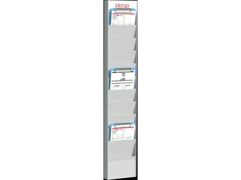 kantoorplanner,aanbouwmodule,10vakken,HxBxD 976x179x44mm