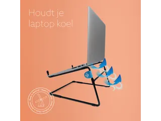 Laptopstandaard R-Go Steel Office voor 10-22 inch Zwart - 5
