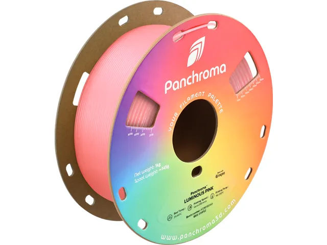 Polymaker 3D filament Panchroma PLA Luminous 1,75mm Roze 1kg