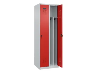 locker voor scheiding van kleding,HxBxD 1850x600x500mm,2vak - 1