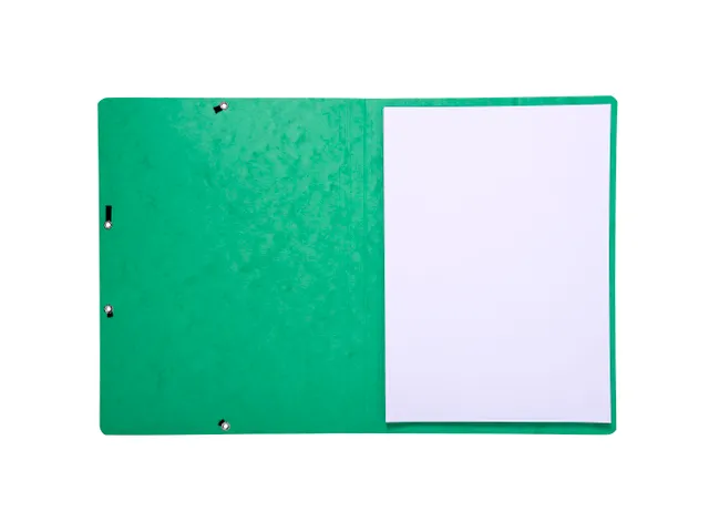 Elastomap zonder klep glanskarton 355gm² A4 Groen