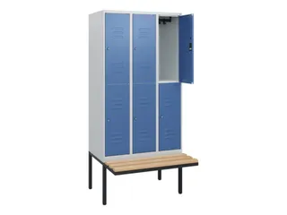 Dubbeldekse dekenkist,HxBxD 1950x900x815mm,3x2vak.,vak B 300mm - 2