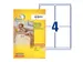 Etiket Avery L4733REV-25 99.1X139mm Afneembaar Wit 100 Stuks