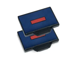Stempelkussen Trodat Professional 6/56/2 2 stuks blauw en rood - 1