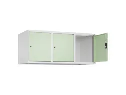 opzetkast,v. locker,3vak.,vak B 400mm,HxBxD 500x1200x500mm