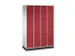 armoire multicases,RAL7035/RAL3003,HxlxP 1950x1220x500mm