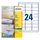 Etiket Avery J8159-40 63.5x33.9mm Inkjet Wit 960 stuks
