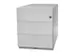 Ladenblok Staalplaat 495x420x565mm 3laden Cilinderslot Lichtgrijs