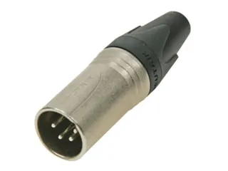 Neutrik - Xlr Kabeldeel, 4-Polig Mannelijk, Verzilverd, Nikkel - 1