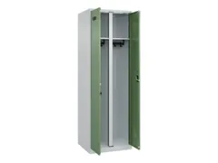 locker voor scheiding van kleding,HxBxD 1850x600x500mm,2vak
