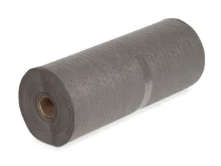sorbent,rol,LxB 90mx760mm,opnamecapaciteit 274l/VE,vlies,donkergrijs - 1