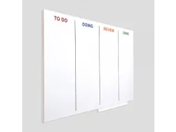 Whiteboard Rocada Skinagile 100x150cm wit gelakt