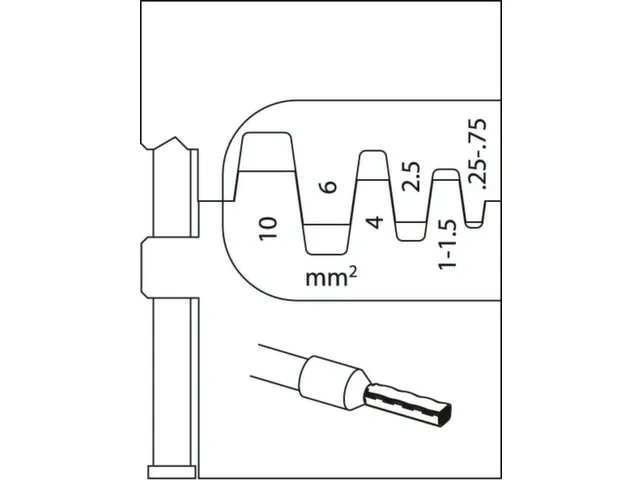 S 8140 J Krimptangset INDUSTRIAL 4-delig