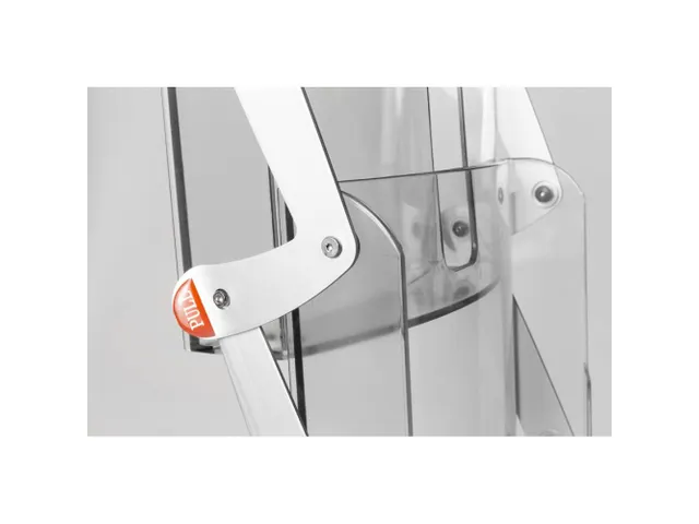 Brochurehouder Deluxe A4 Transparant opvouwbaar
