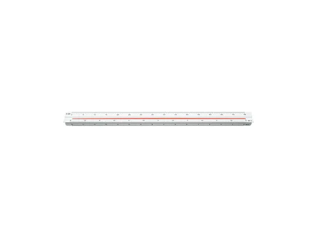M+R Lineaal In plast. Architecte 21:100 1:250 1:400 1:200 1:300 1:500