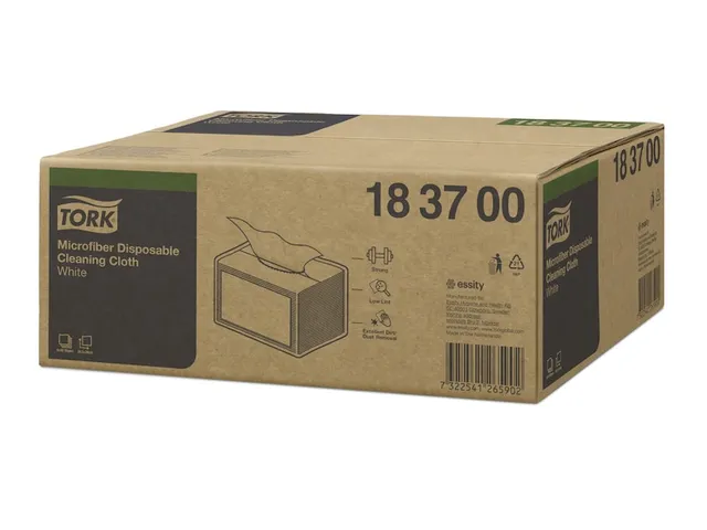 Microvezeldoek Tork Premium Disposable 40 vel wit 183700