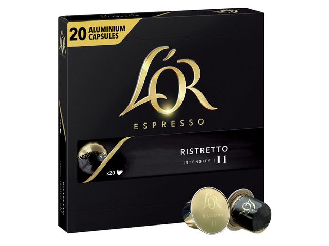 Capsules de café L'Or Ristretto - Paquet de 20