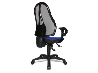 Bureaustoel Zitting Blauw Netrug Zwart Zitting H X B X D 430-510X 480X - 4
