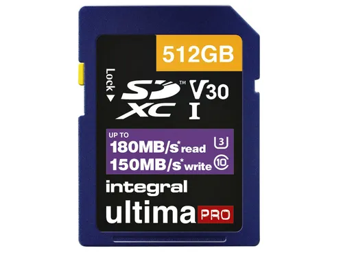 Geheugenkaart Integral SDXC 512GB