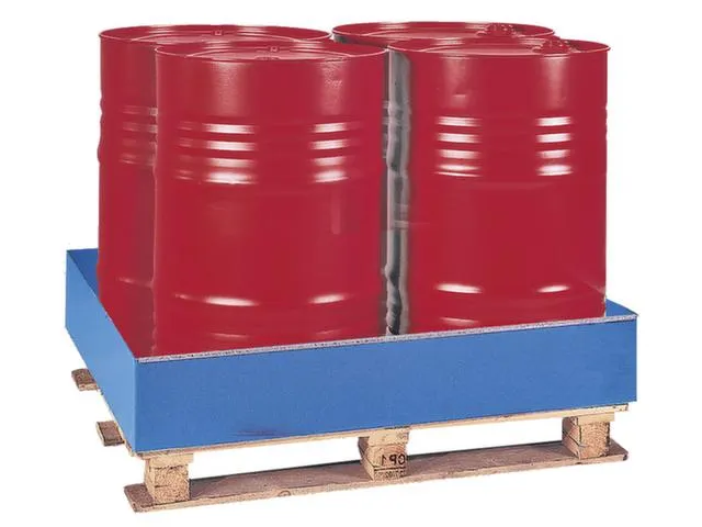 Palletopzetbak 4x 200l Opvangvol. 210l Staal 210x 1220x 1220mm