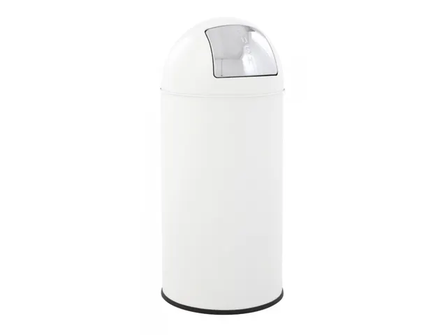 Afvalbak Pushcan 40 Liter Wit